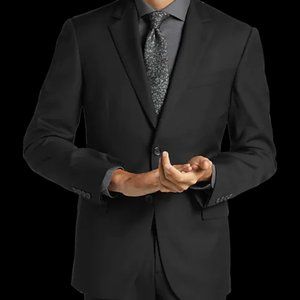 Jos. A. Bank Tailored Fit Herringbone Washable Wool-Blend Suit